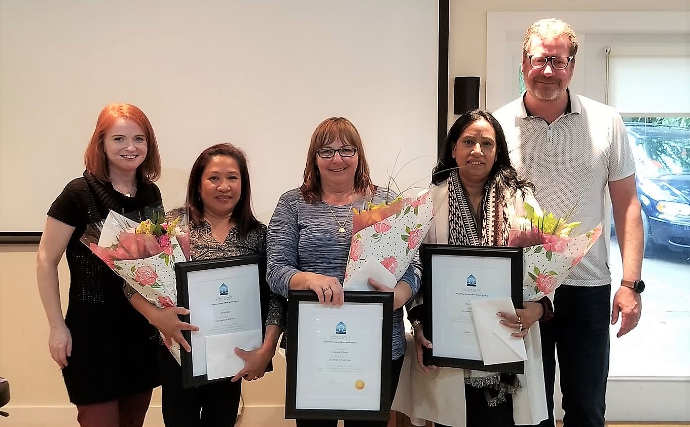 60 Combined Years of Making Lives Better – CONNECT Celebrates Three 20-Year Employees